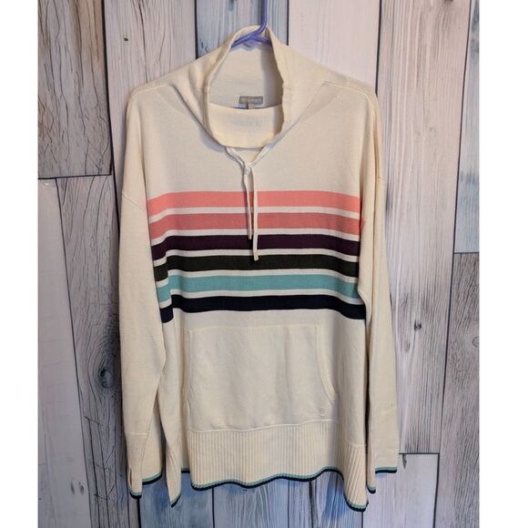 Women's T by Talbots cowl neck pullover sweater size XL Preppy - Picture 1 of 7